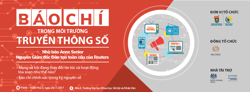 Tọa đàm Báo chí trong môi trường Truyền thông số cùng nhà báo Anne Senior